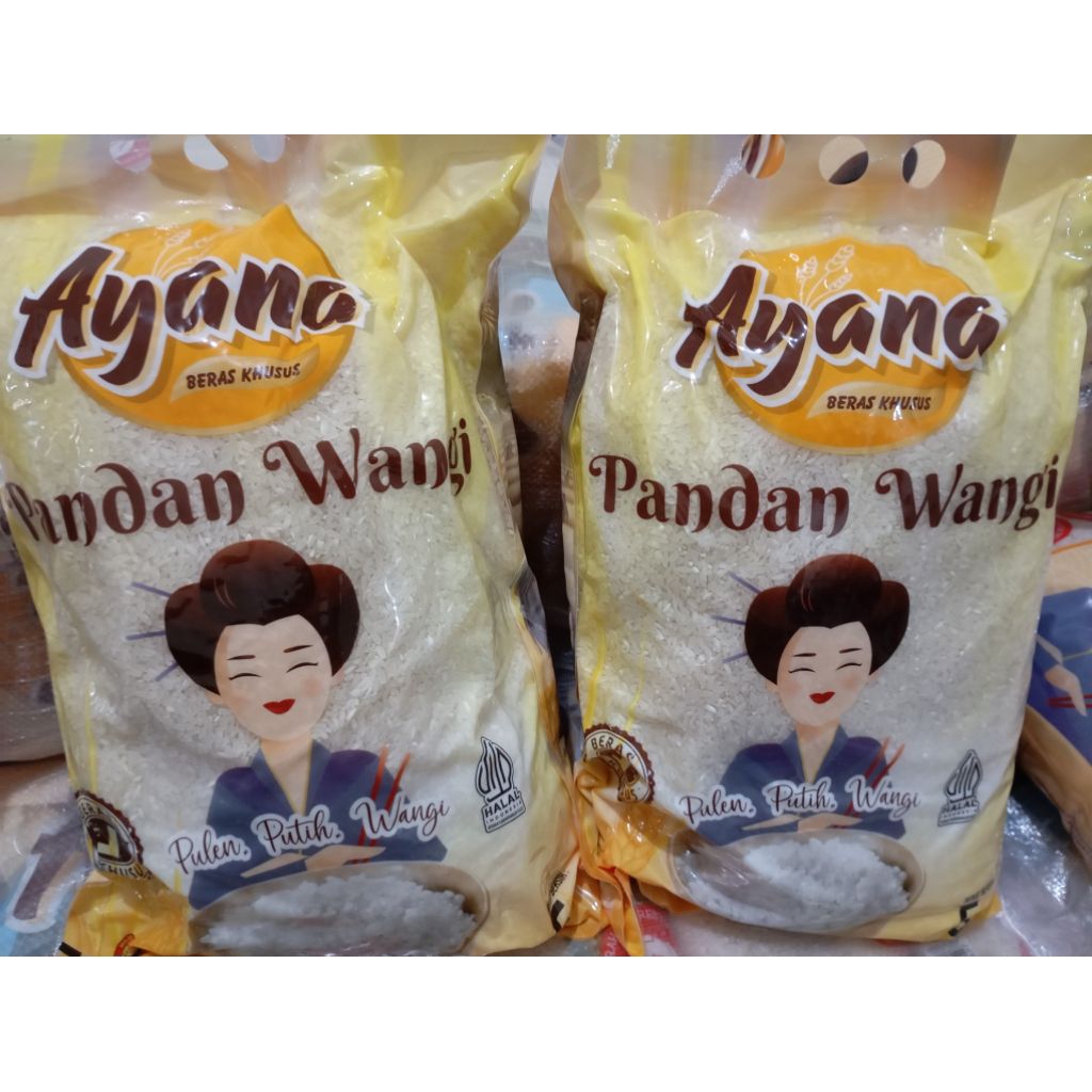 

Beras Ayana Pandanwangi @5kg x 2pcs. TOTAL 10 KG