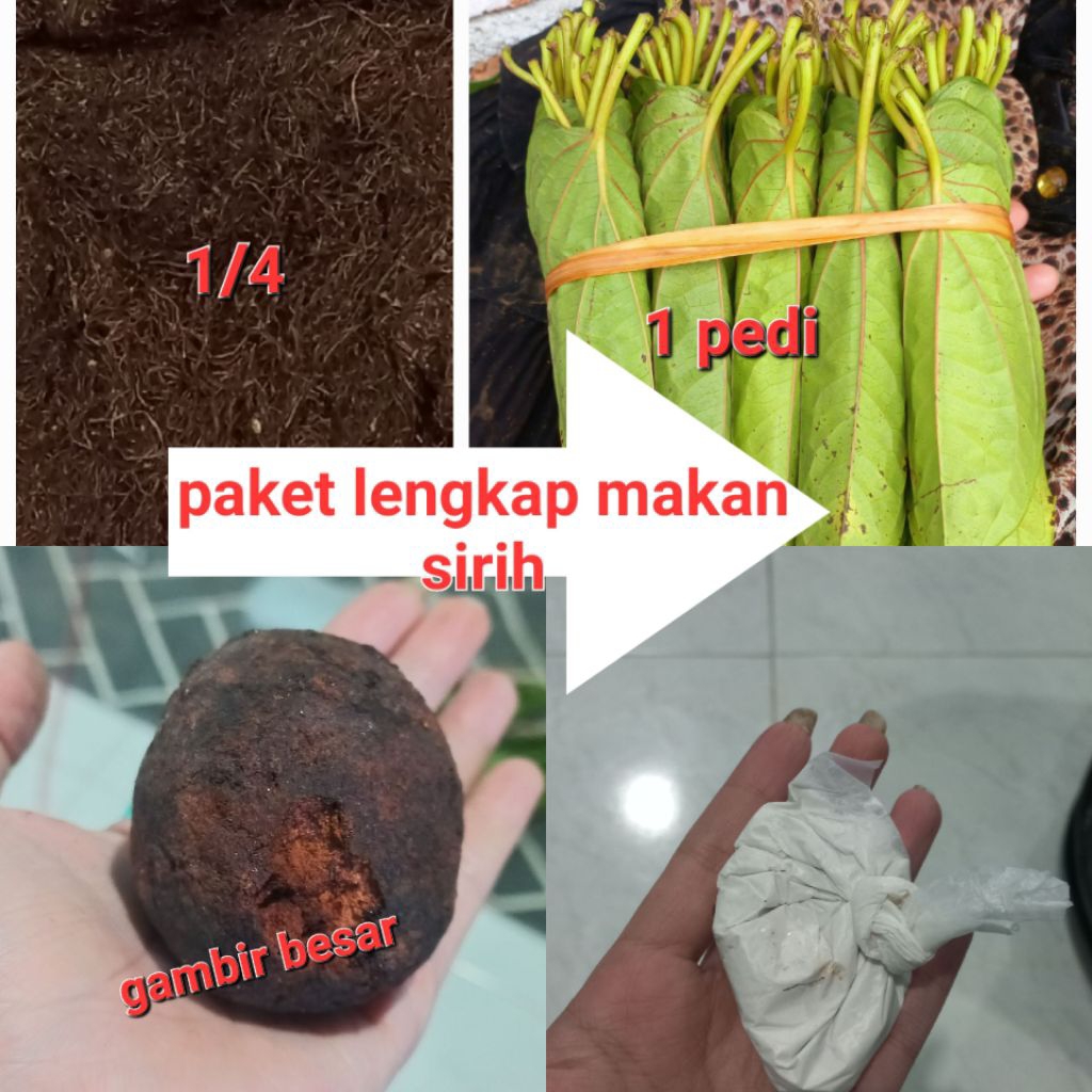 

paket jumbo makan sirih enak medan asli karo lngkap