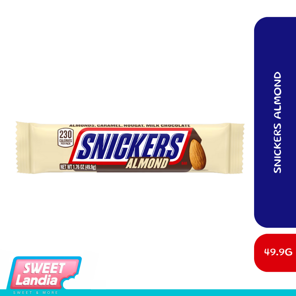 

Snickers Almond Caramel Nougat Milk Chocolate 49.9g