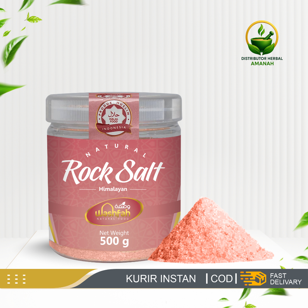 

100% Garam Himalayan | Rock Salt Himalayan | 500 gr