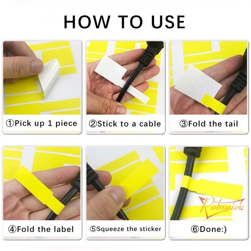 

Ay00! Stiker Label Kabel 10 Lembar Penanda Kabel Jaringan Cable Label Stiker Kabel Anti Air