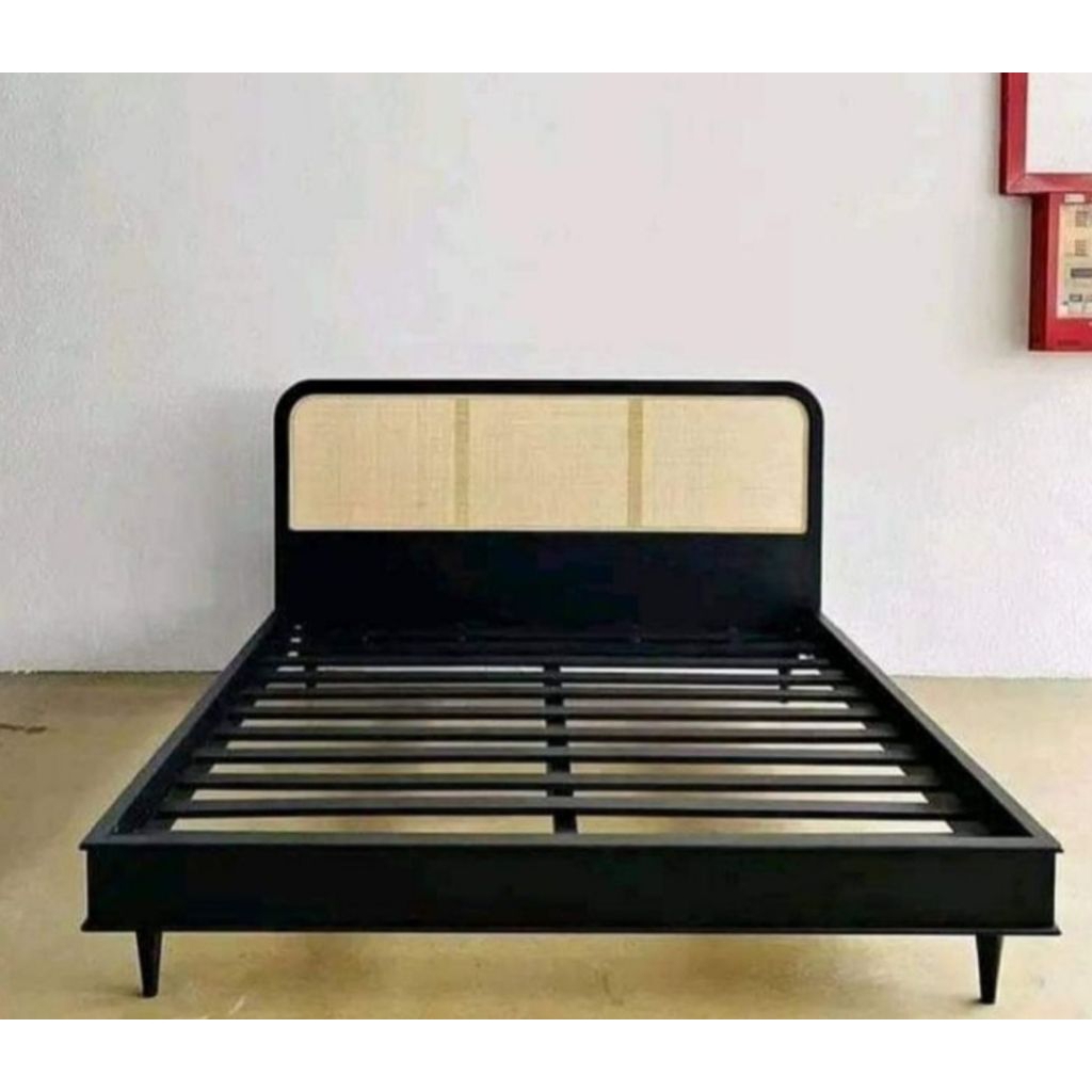 RAY dipan tempat tidur, tempat tidur, dipan minimalis, dipan jati - 160x200