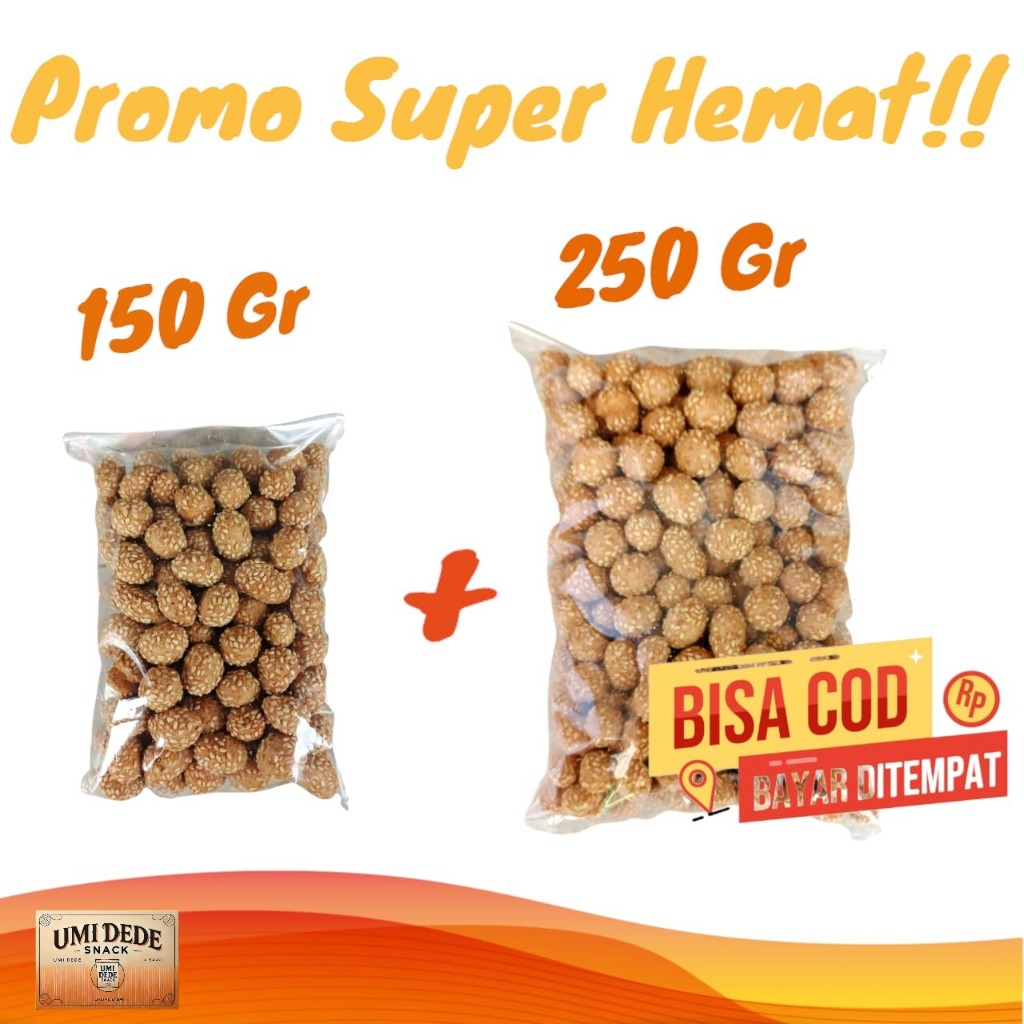 

Keciput Ketan wijen - Ciput Termurah - Cemilan ringan - Makanan Instan - Promo - Camilan