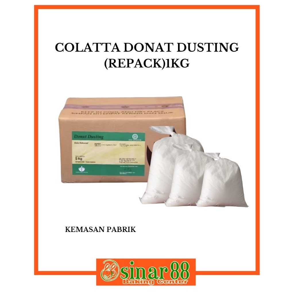

Colatta Donut Dusting (Gula Donat Putih GMK 1kg)