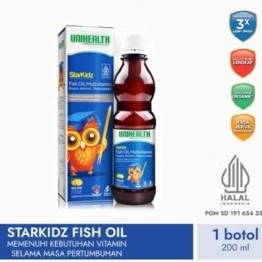 Starkidz Fish Oil,Multivitamin Biru