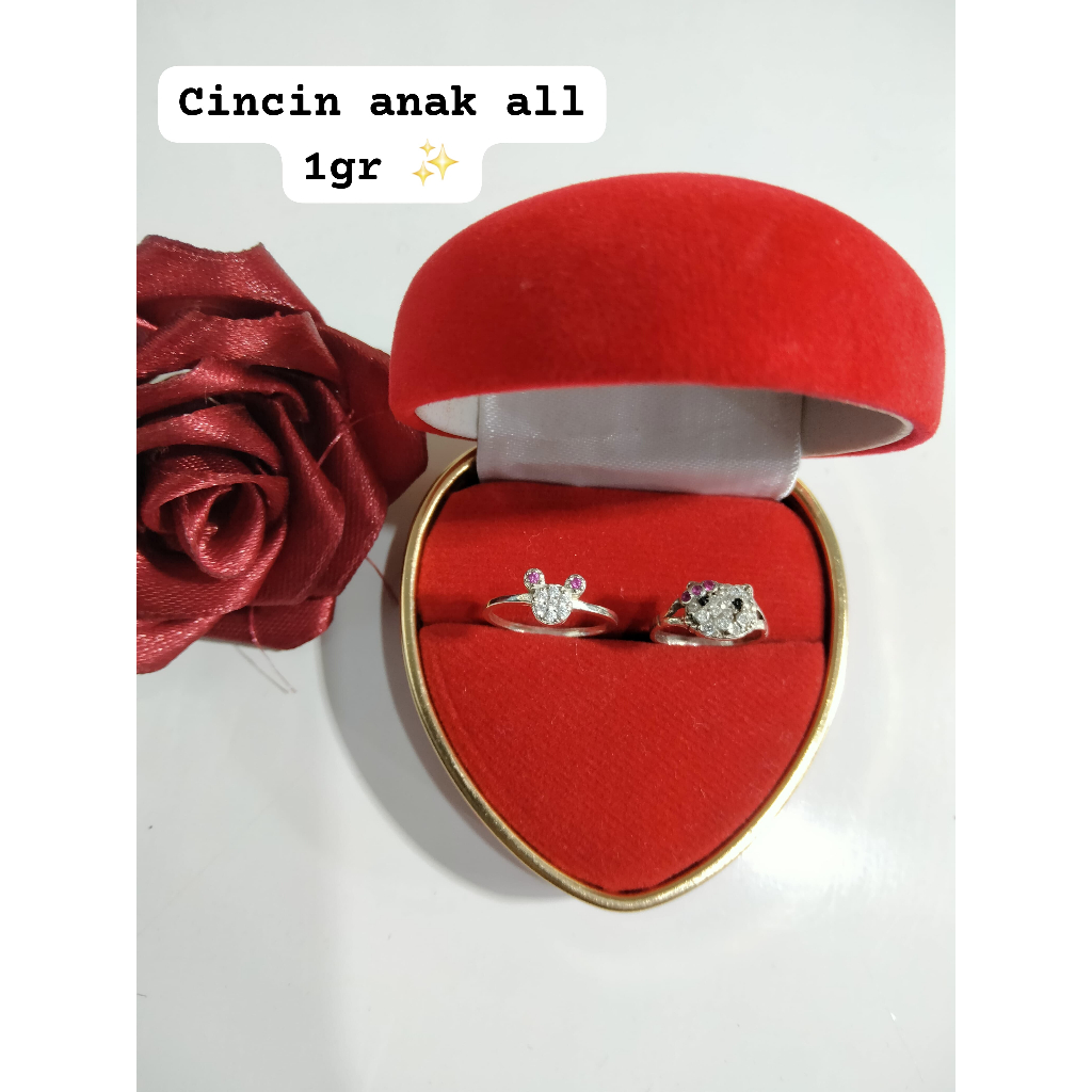 Cincin Perak Anak Asli 925