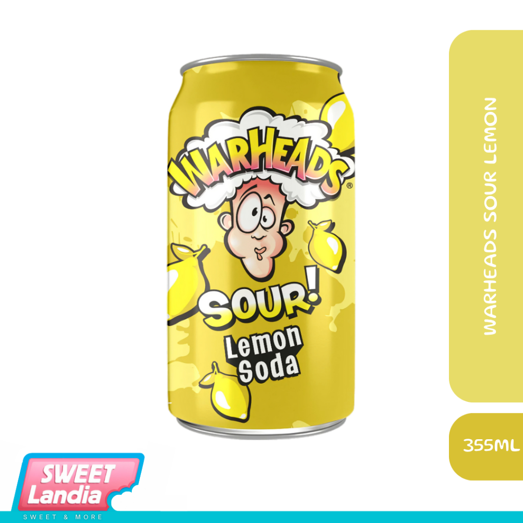 

Warheads Sour Lemon Soda Drinks 355ml