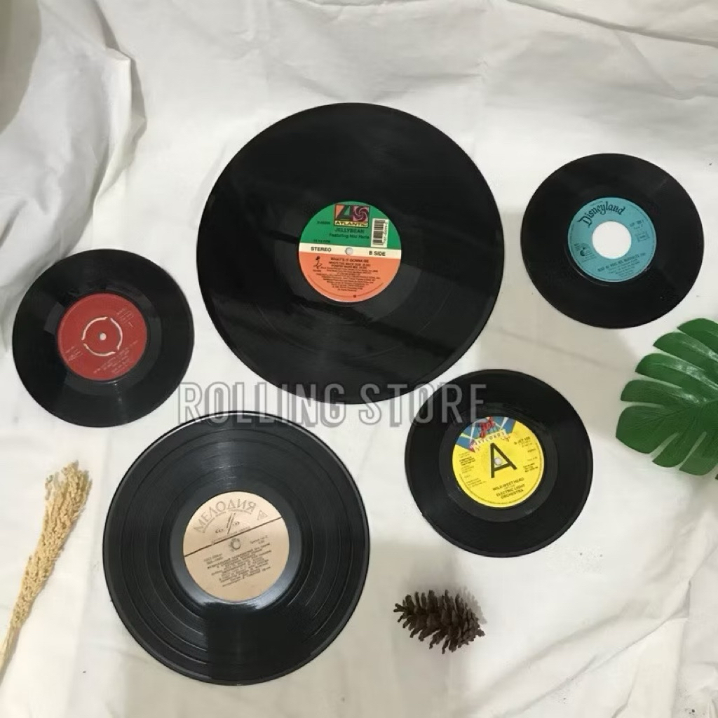 Piringan Hitam Vinyl Dekorasi Aesthetic Vintage Retro