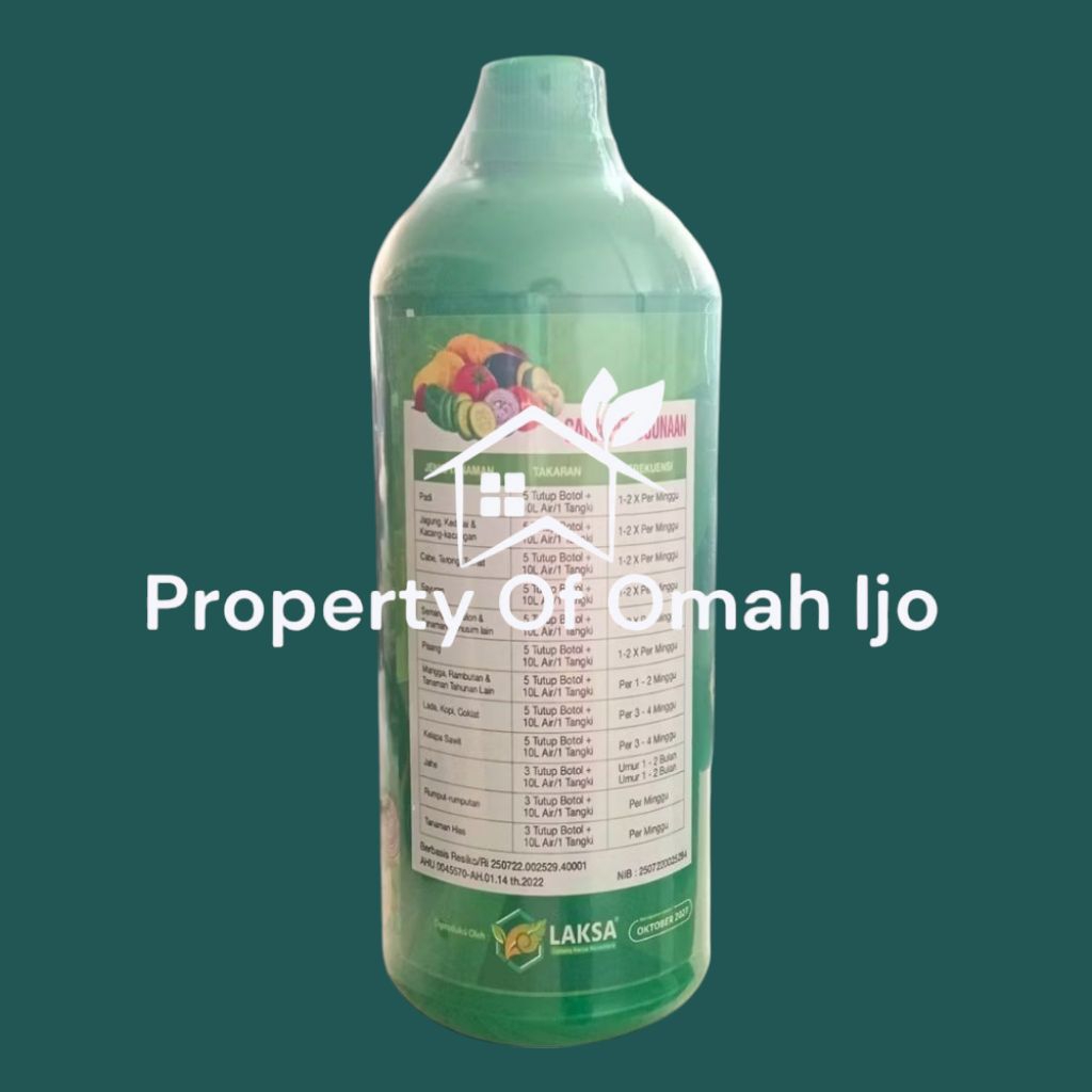 Bio NPK Cair Nabati 1 Liter Pupuk Makro Mikro Lengkap
