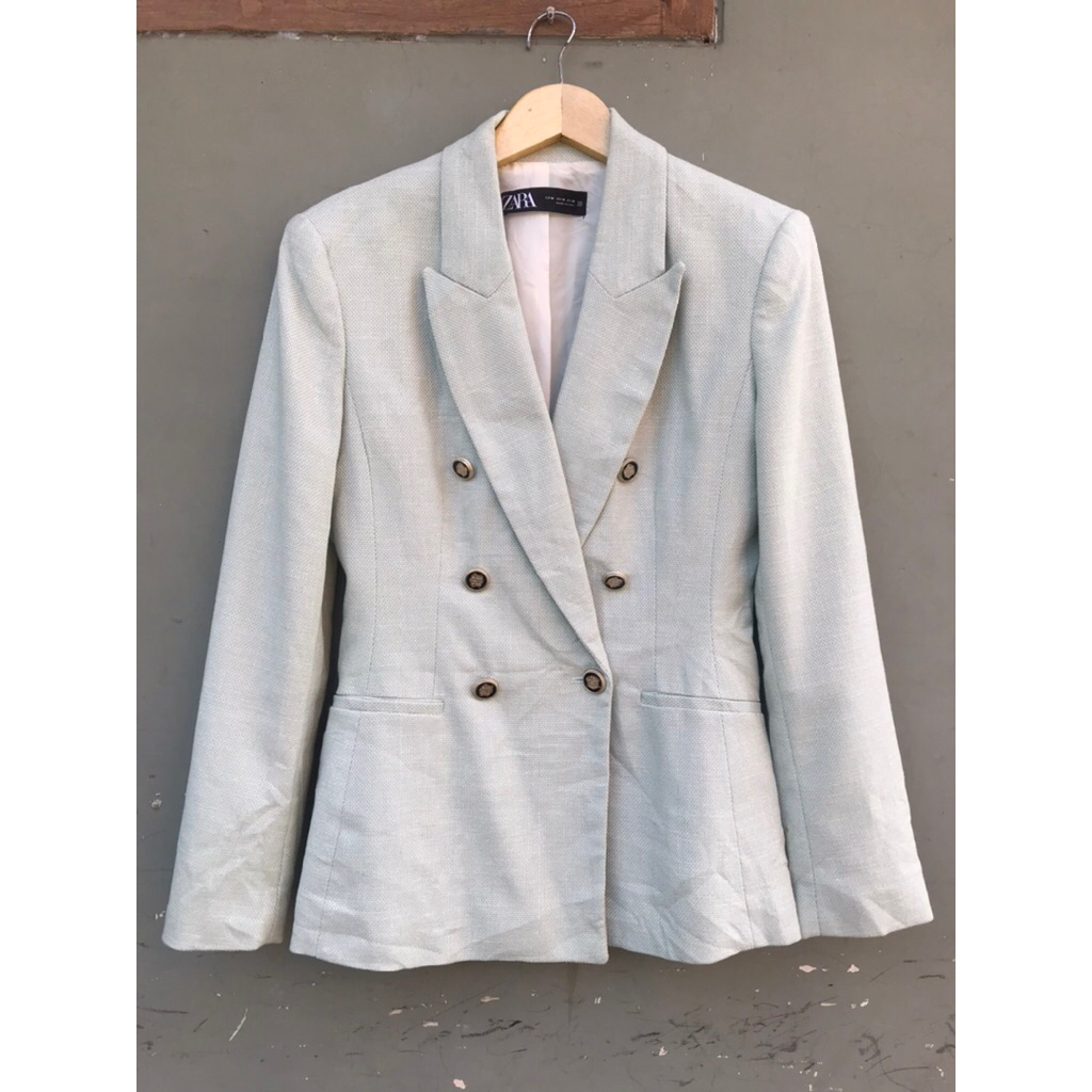 preloved blazer tweed Zara original-pl tweed zara-preloved tweed zara-zara second-preloved tweed bra