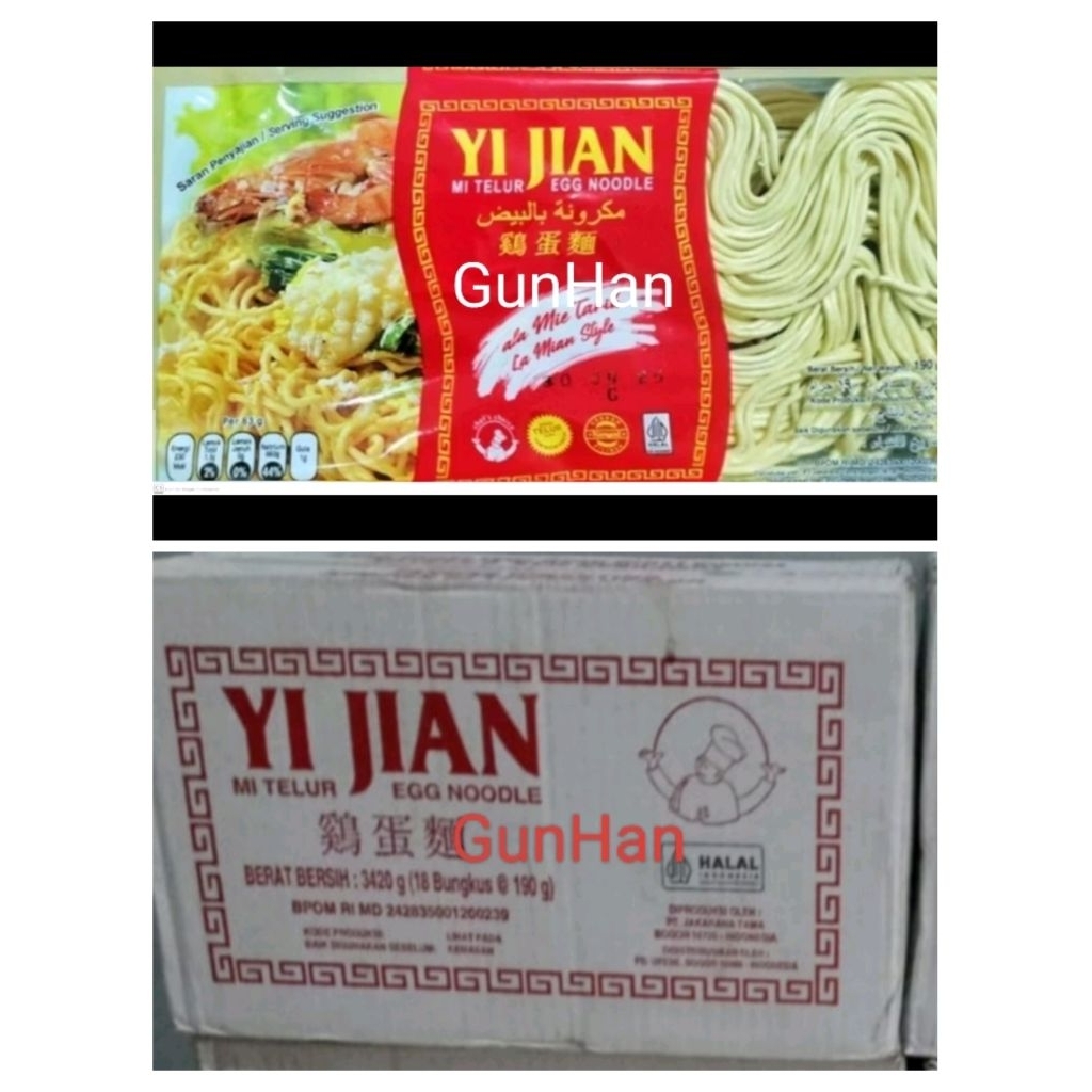 

Mie Yijian Tarik 1 dus (@190gr x 18 pcs)