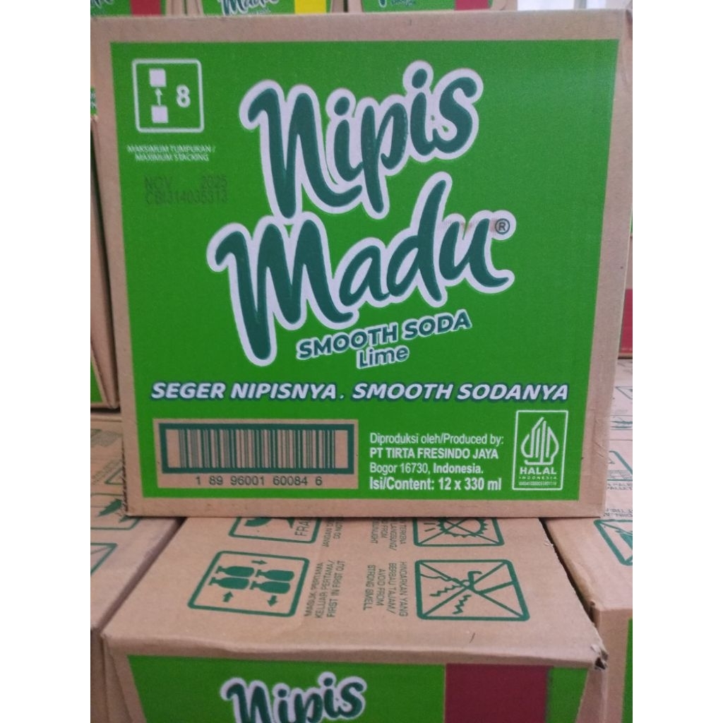 

Nipis Madu Lime Soda Botol 330ml l 1 Dus Isi 12 Botol Original Mayora