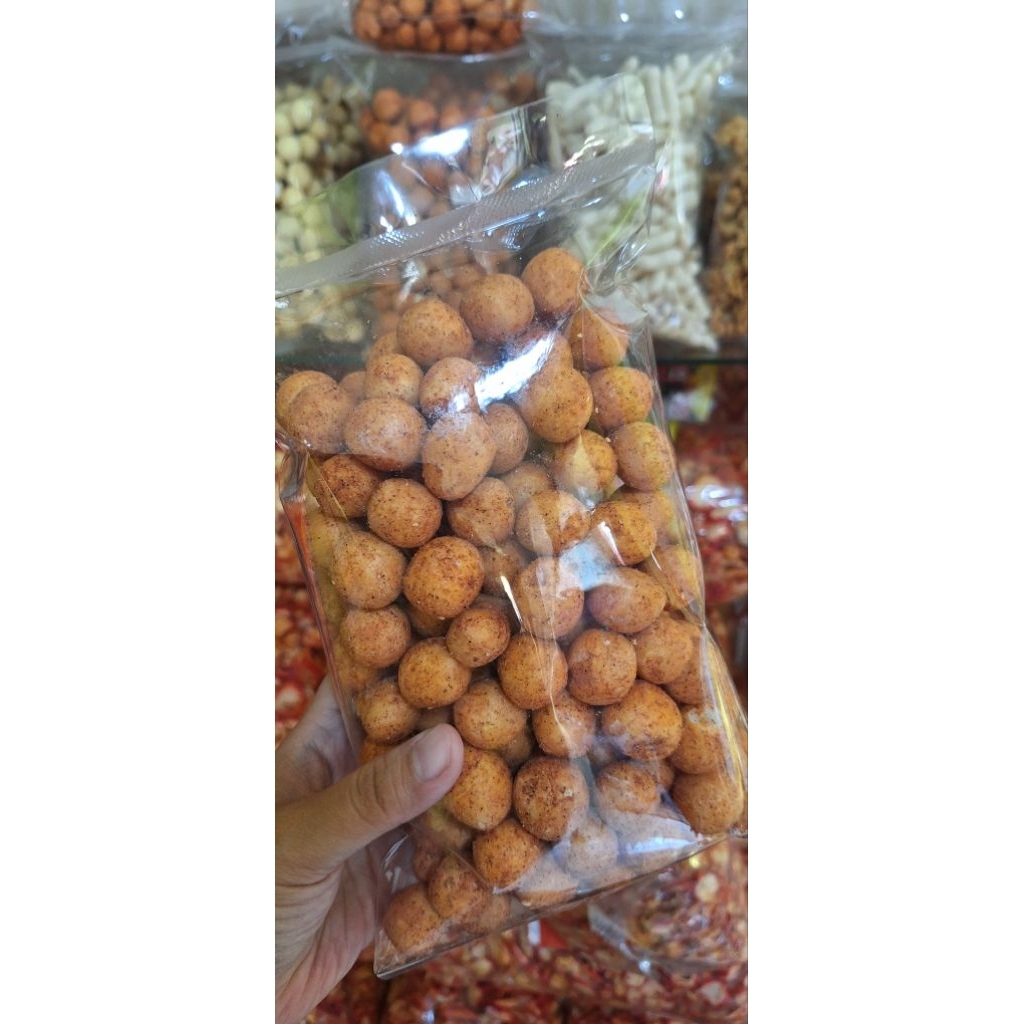 

Kerupuk Tahu bulat pedas 150gram