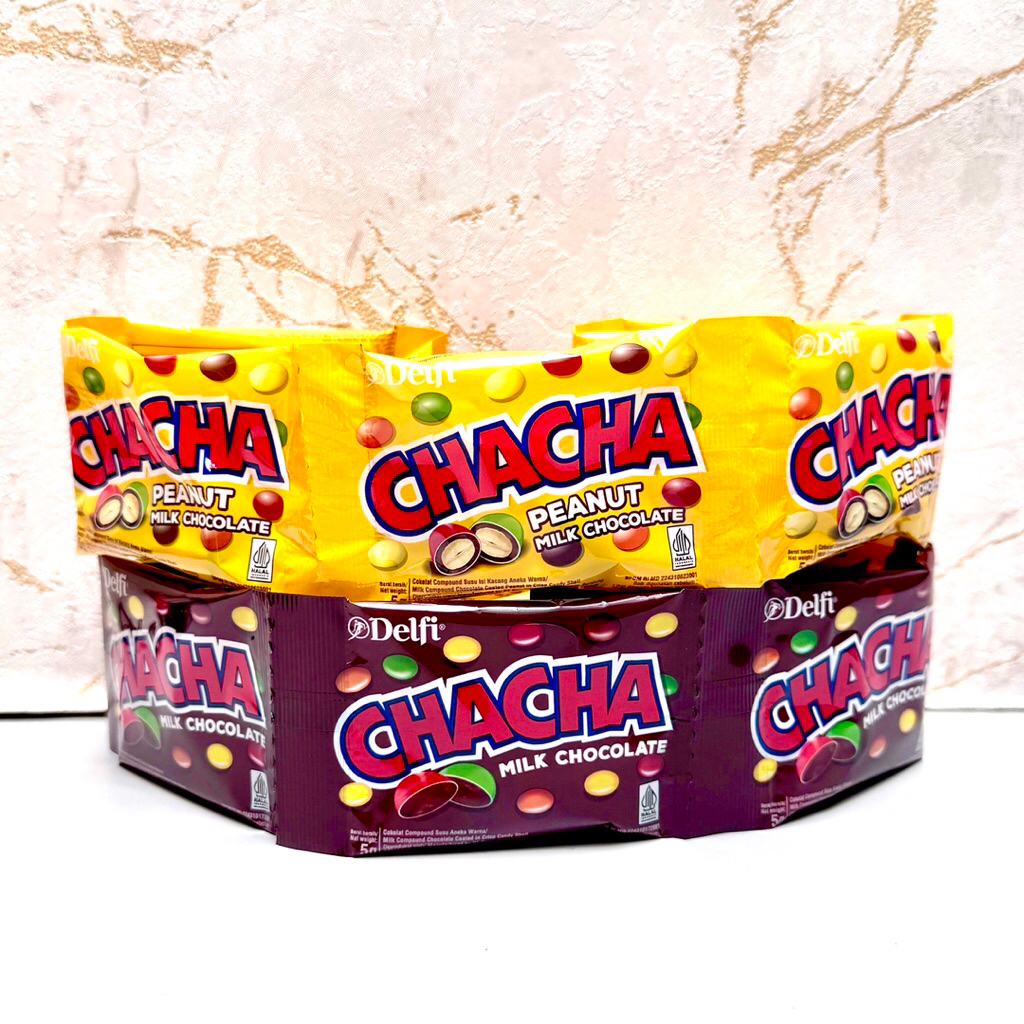 

Delfi Cha Cha Milk Peanut Chocolate ChaChaCoklat 10pcs