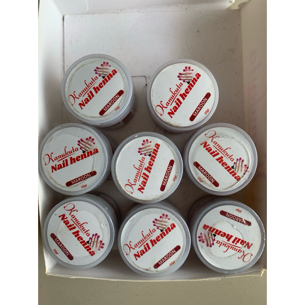 Kanukuta Nail Henna Maroon