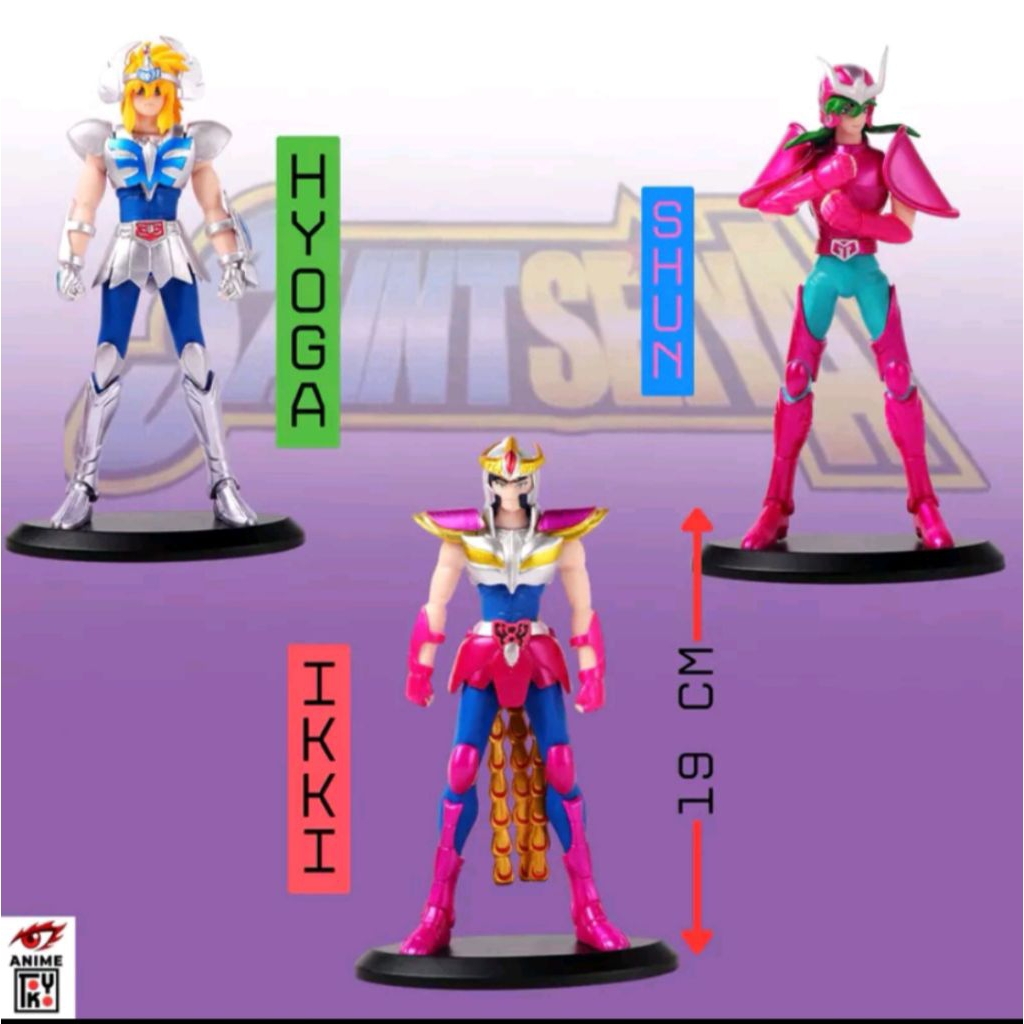 Action figure super Saint seiya