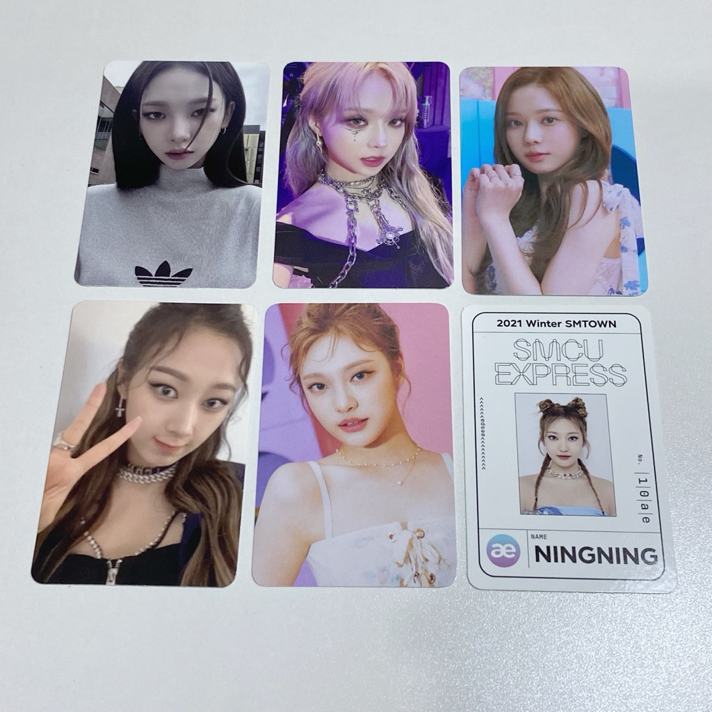 AESPA Karina Winter Giselle Ningning caendy candy random card smcu 2021 smtown winter express savage