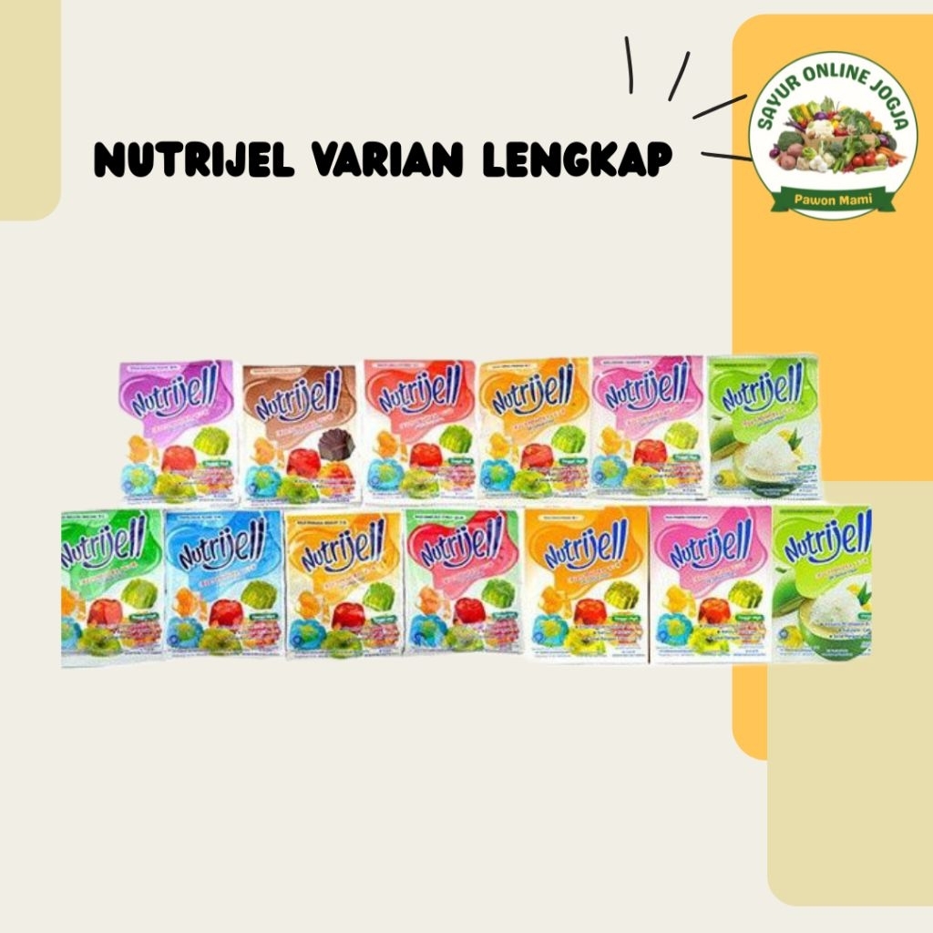 

Nutrijell 10gr - PAWON MAMI SAYUR ONLINE JOGJA