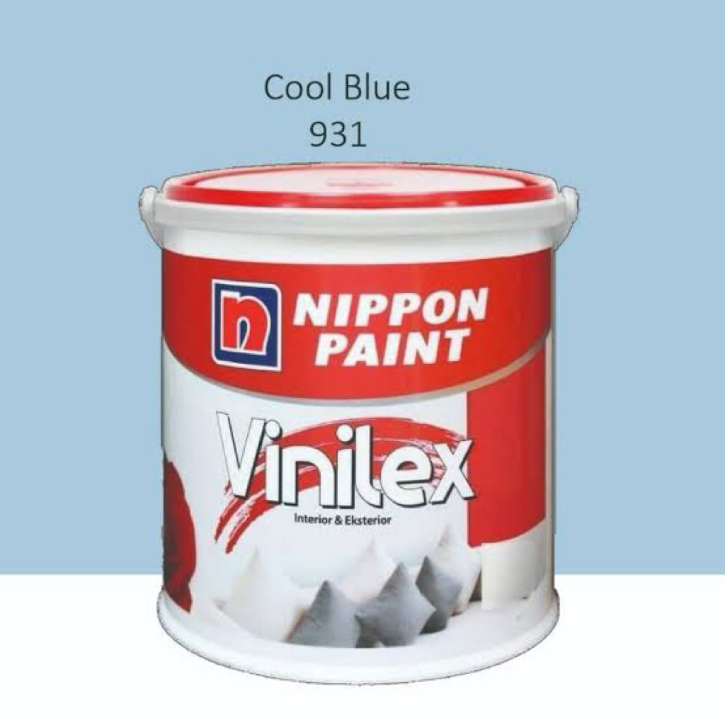 Cat Tembok Vinilex Nippon Paint Interior & Eksterior 931 Cool Blue