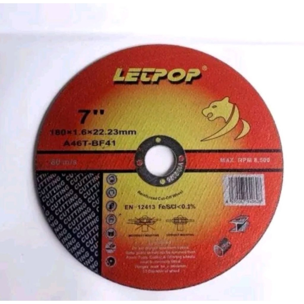 MATA BATU GERINDA POTONG BESI LOGAM 7 INCH X 1.6MM