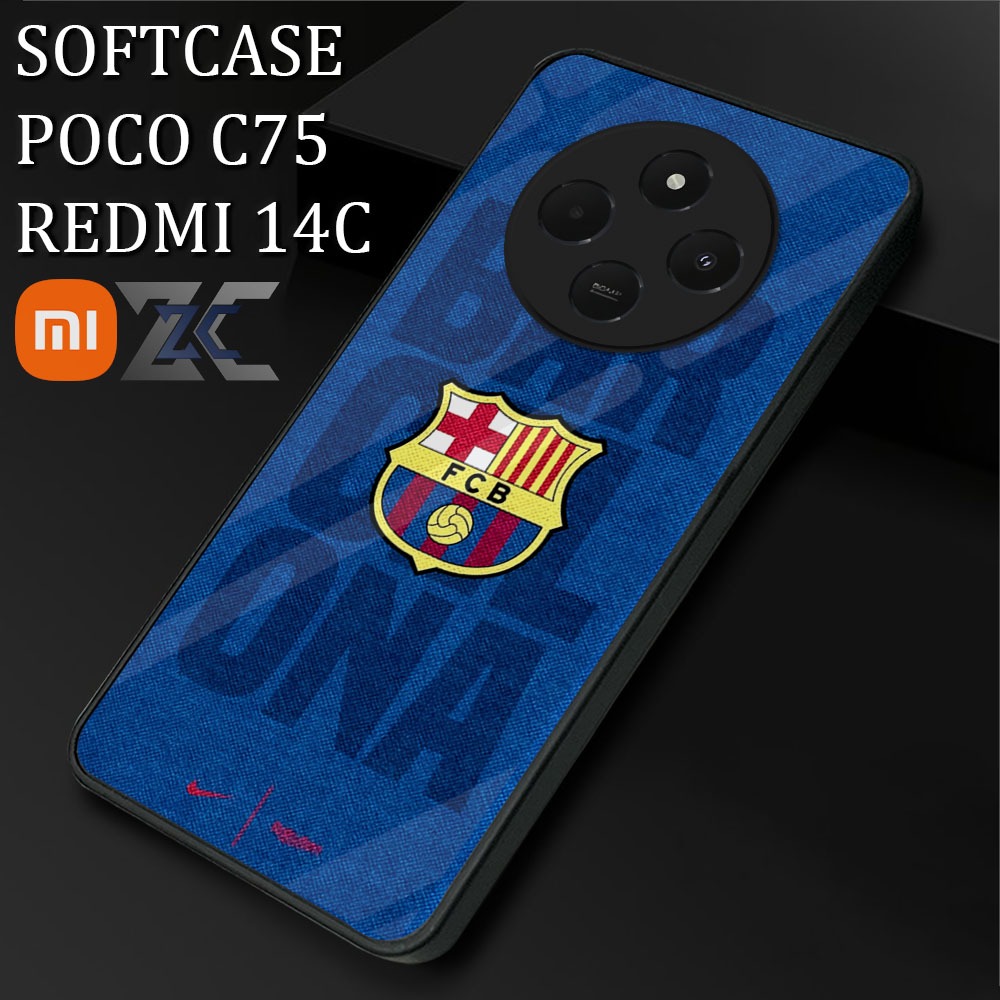 [GM11]Softcase Kilau REDMI 14C | POCO C75 Case Mika Silikon Silicon Pelindung Hp Case Kaca Kilau