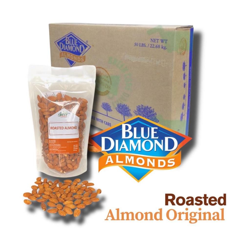 

Kacang Panggang Almond Original / roasted almond 500gr
