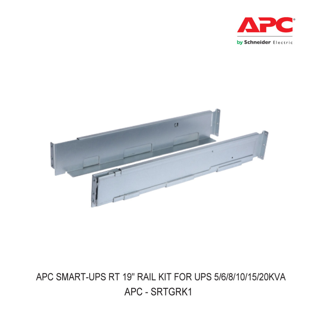 SMART-UPS APC SCHNEIDER ELECTRIC RT 19" RAIL KIT FOR UPS 5/6/8/10/15/20KVA - SRTGRK1