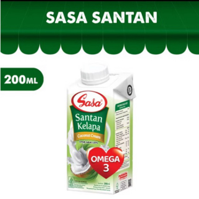 

Sasa Santan Kelapa Cair 200 ML