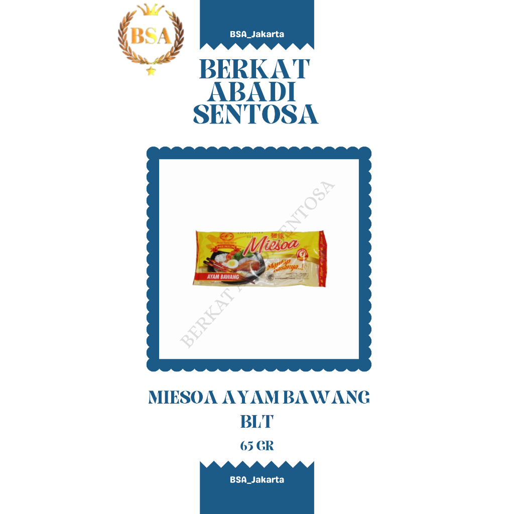 

MIESOA AYAM BAWANG BLT (65 GR)