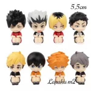 Action Figure Anime Haikyuu Shayo Hinata Kageyama Tobio Set 8pcs