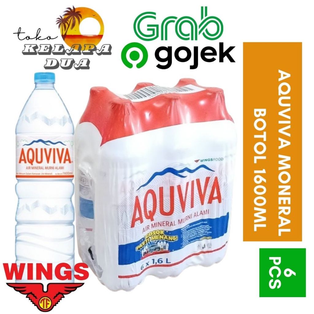 

AQUVIVA Air Mineral Botol Kartonan 1600ml x 6pcs - Instan Only