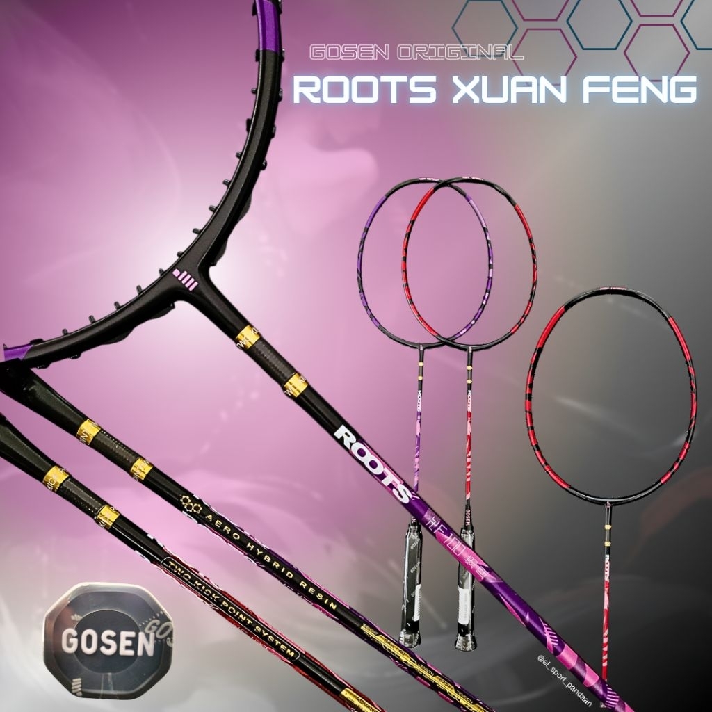 RAKET BADMINTON GOSEN XUAN FENG || 100% ORIGINAL PRODUK FREE TAS SERUT GOSEN