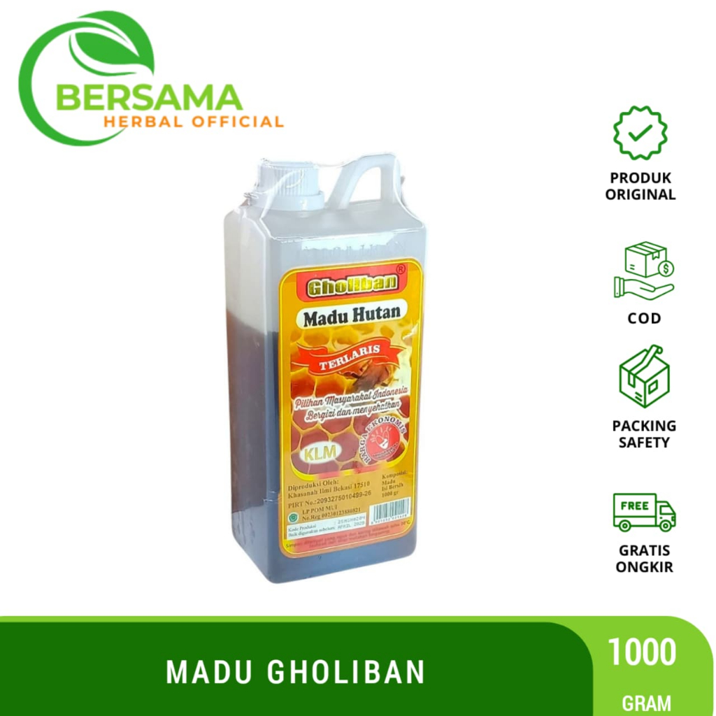 

Madu Hutan Gholiban 1 Kg | Madu Hutan Gholiban Asli Kalimantan | Gholiban 1Kg