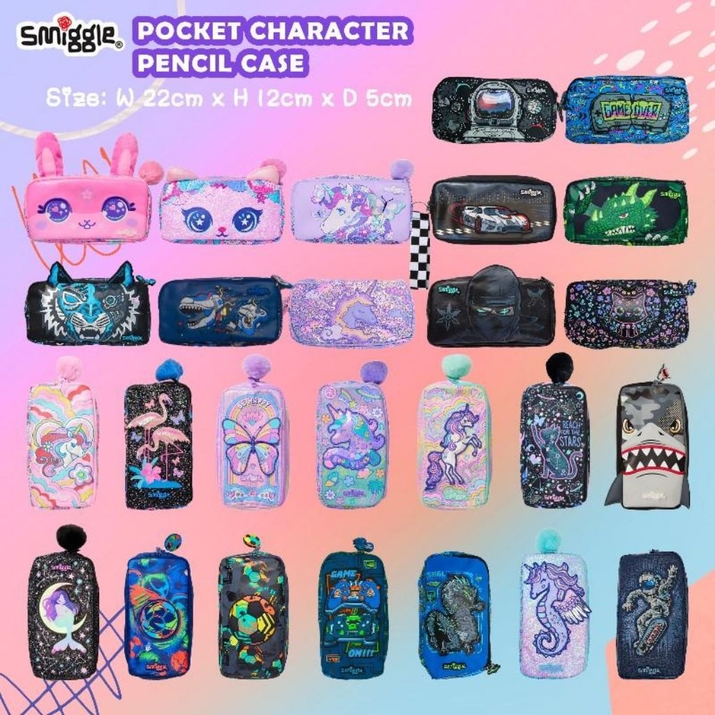 

Better Together Pocket Character Pencil Case | Kotak Pensil Kain