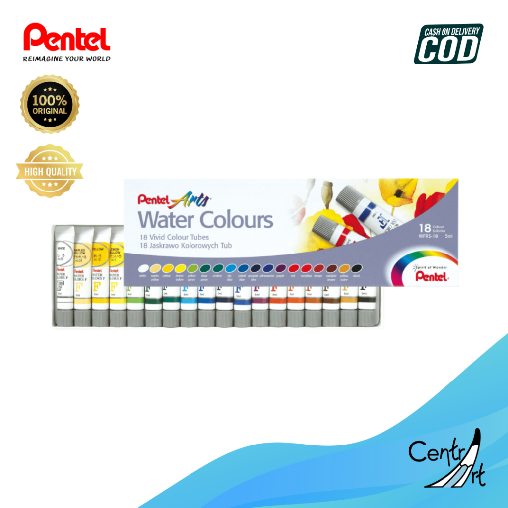 

Pentel Water Colours 18 warna