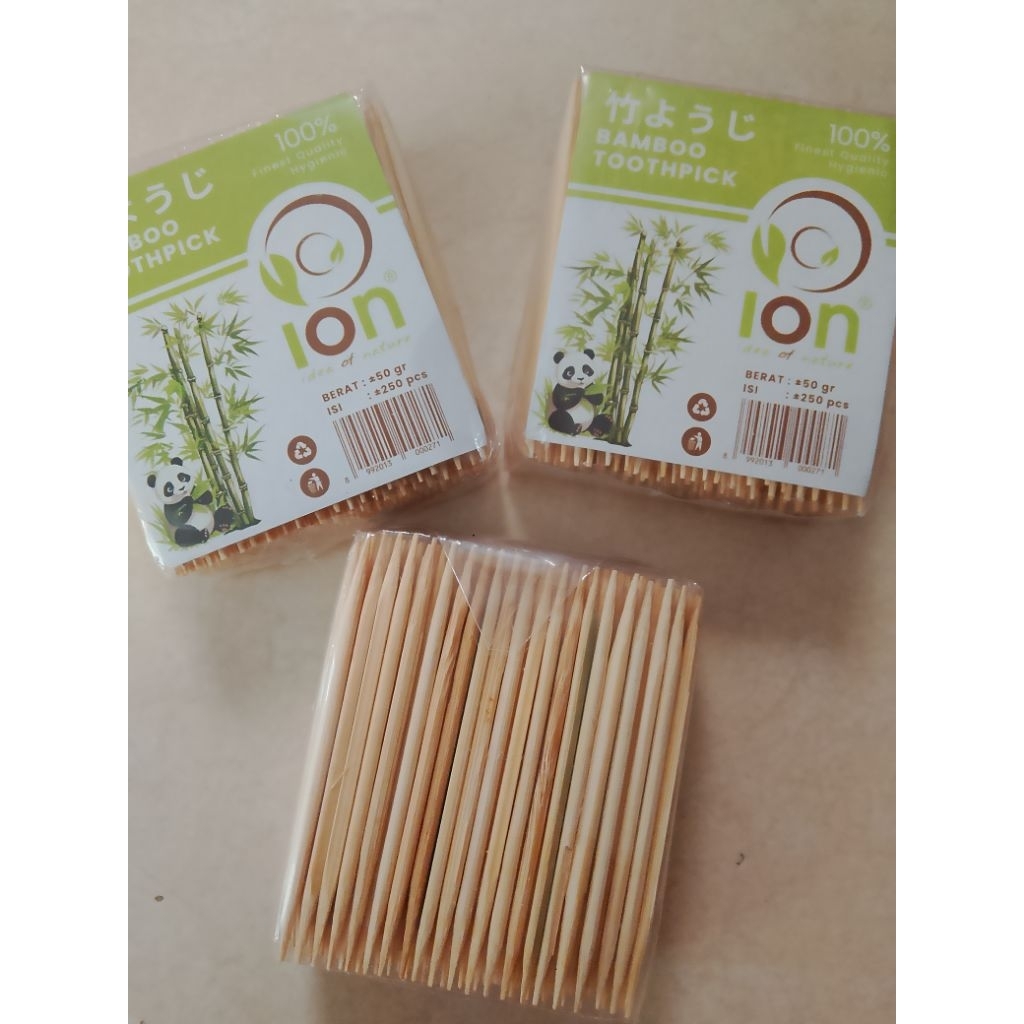 Tusuk gigi bamboo/tusuk gigi bambu import higienis