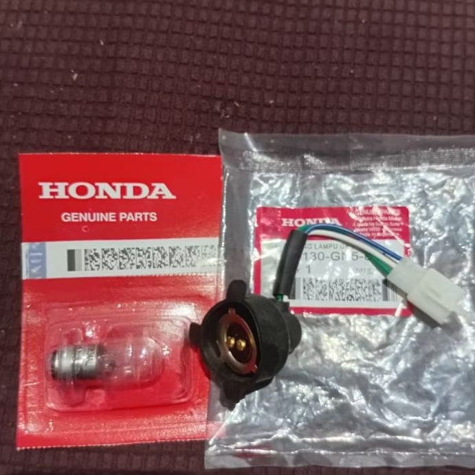 FITTING SET LAMPU DEPAN AHM (GN5) BEAT VARIO 110 125 SUPRA X 125 KHARISMA BLADE LAMA  REVO FIT NEW S