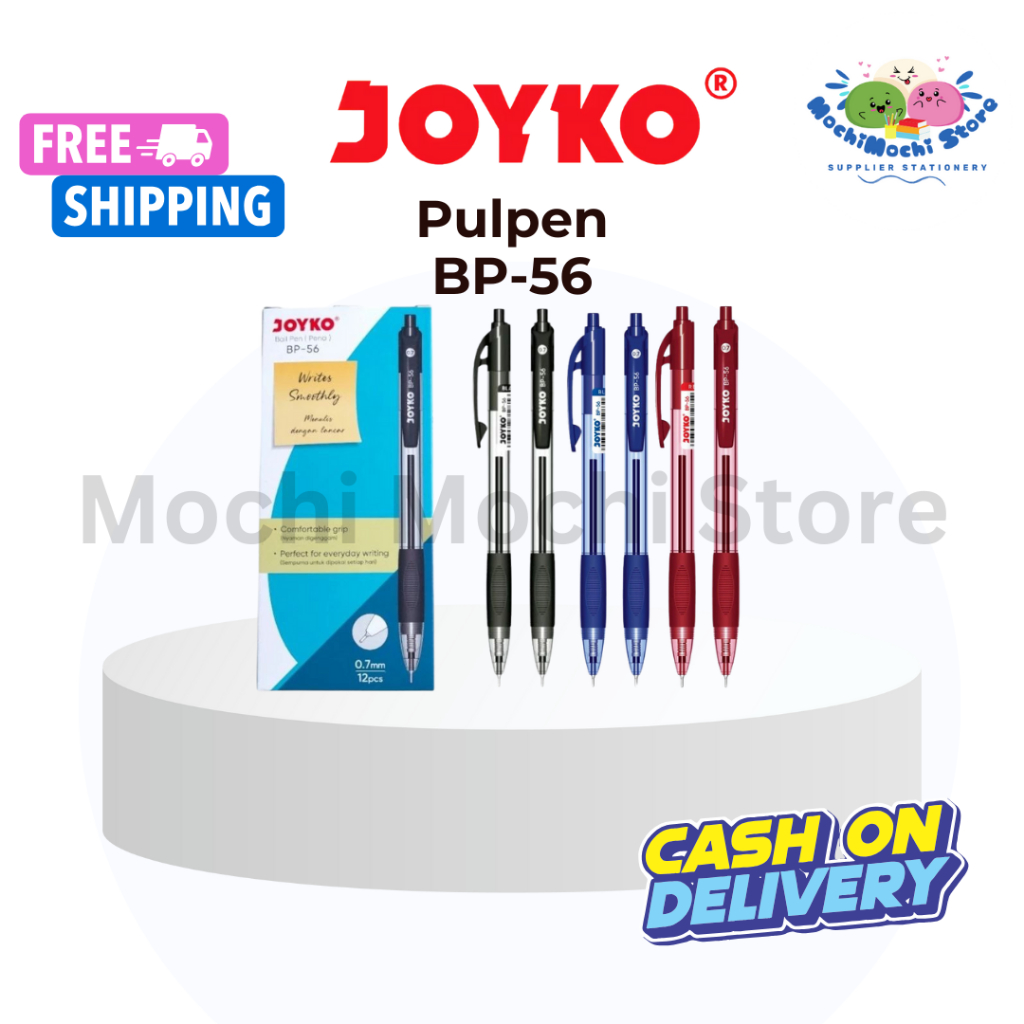 

Pulpen Gel Joyko BP-56 | Pulpen Joyko 0.7mm | Ball Pen | Pulpen Cetek | Pulpen | Pena | Bollpen | Pena