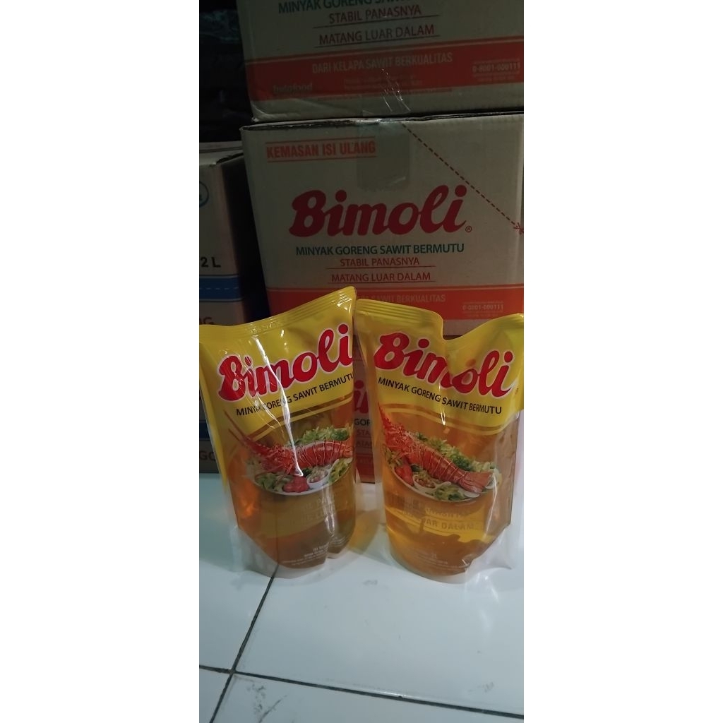 

Minyak goreng Bimoli 2Lx2