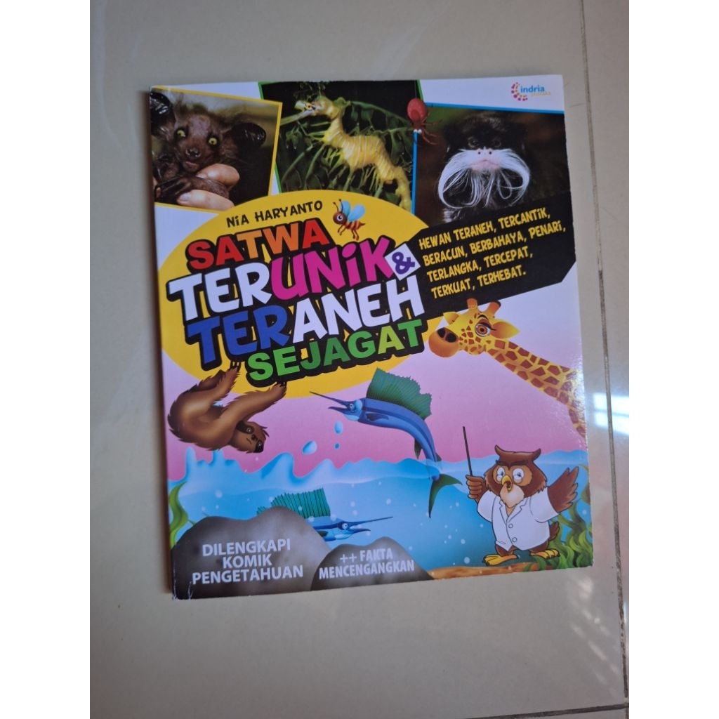 buku bekas satwa terunik dan teraneh sejagat