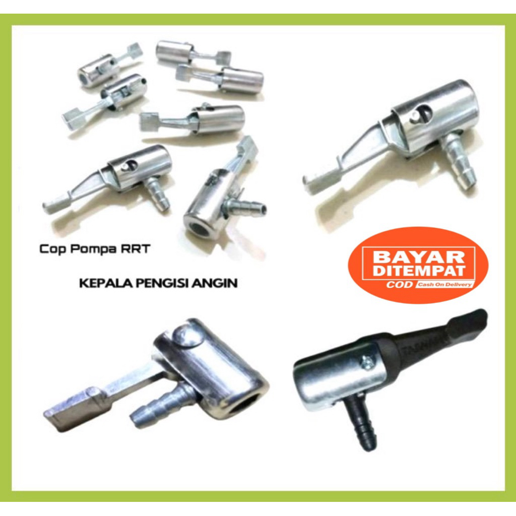 Cop Kepala Pompa Angin Ban Mobil Motor & Sepeda 1 pcs