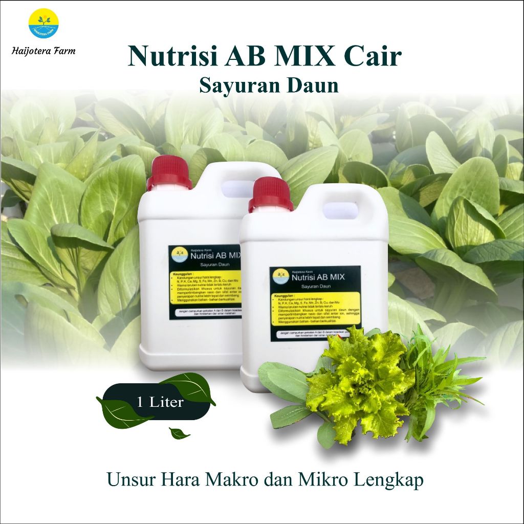 Nutrisi AB MIX Sayuran Daun Cair