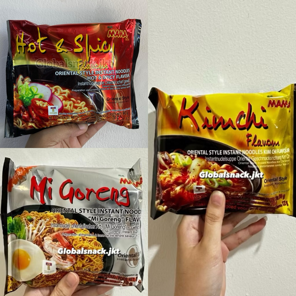 

MAMA ORIENTAL STYLE INSTANT NOODLES KIMCHI SOUP / MI GORENG