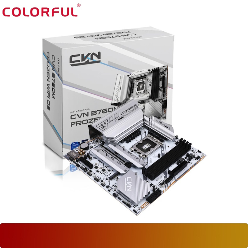 COLORFUL CVN B760M FROZEN WIFI D5 V20 | Motherboard Intel B760 LGA 1700 DDR5 M-ATX