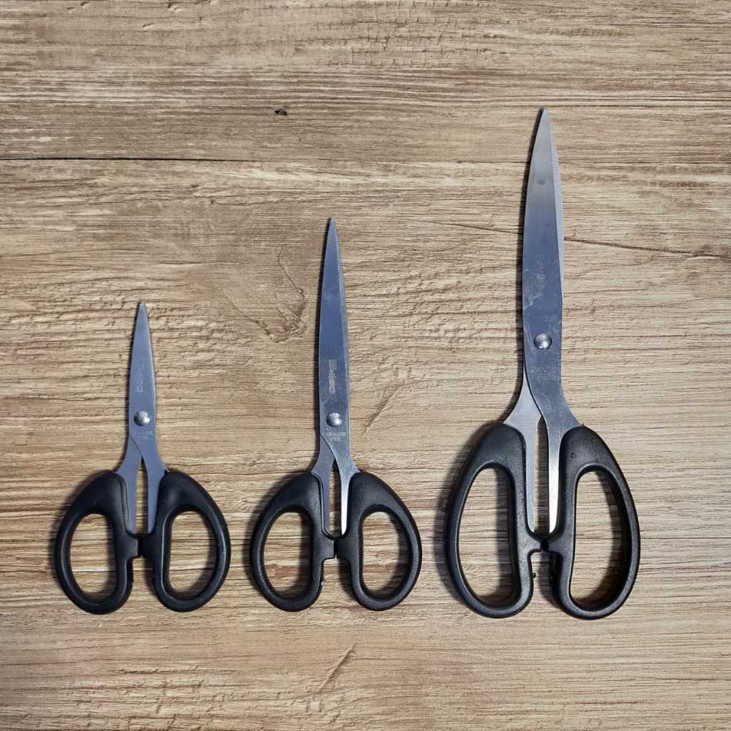 

Gunting Serbaguna Multifungsi Tajam Gagang Bulat Gunting potong Bahan Kain Kertas
