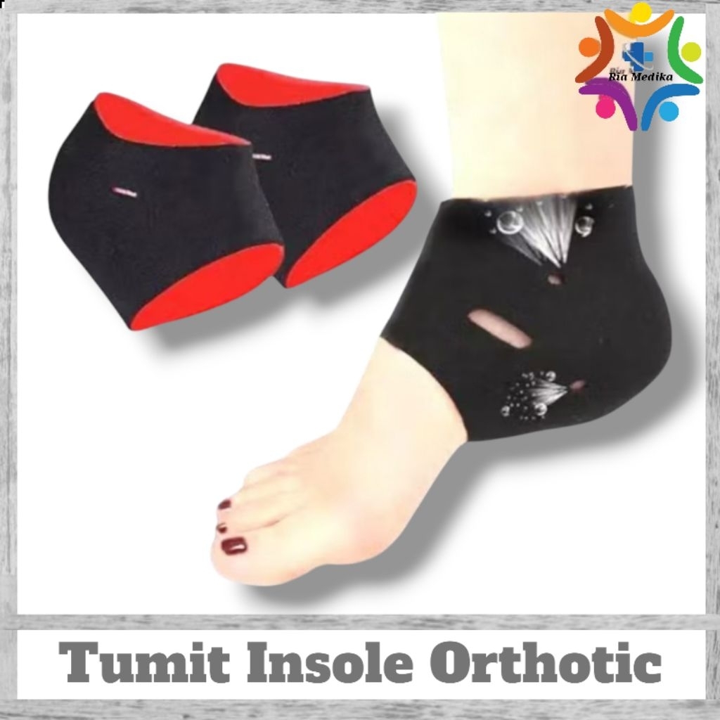 Tumit Insole Orthotic  Pereda Nyeri Tumit  Kaos Kaki Pelindung Tumit Pereda Nyeri