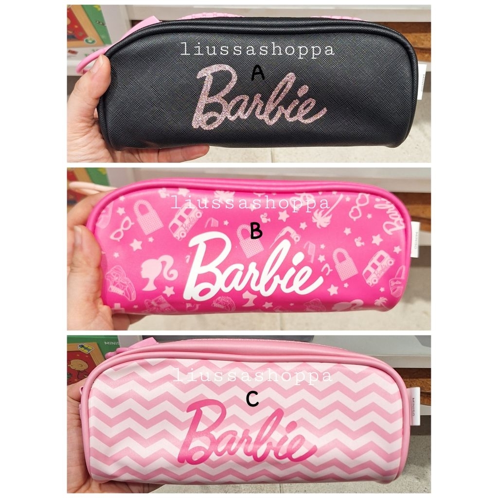 

Tempat Pensil Miniso - Barbie Collection Big Zipper Stationery Case (3 Assorted Models)