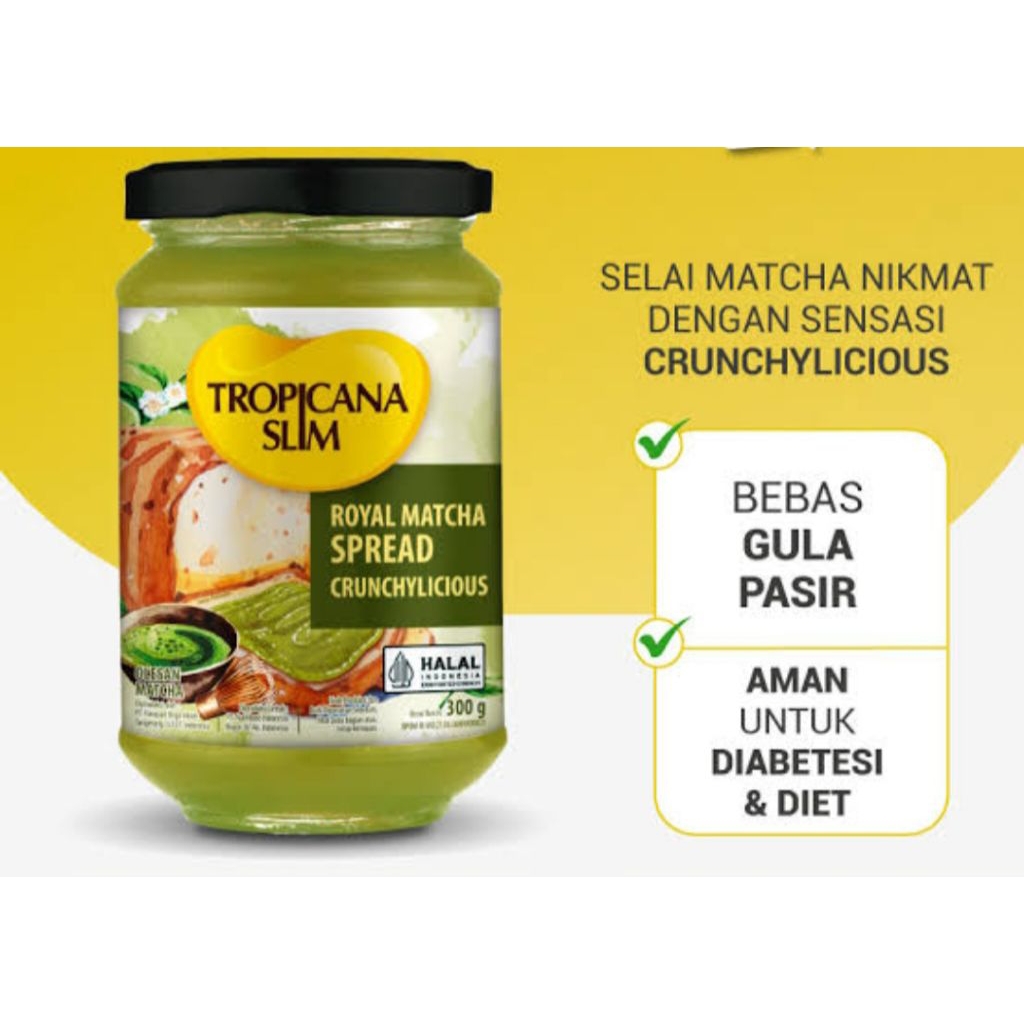 

tropicana slim royal matcha spread 300gr