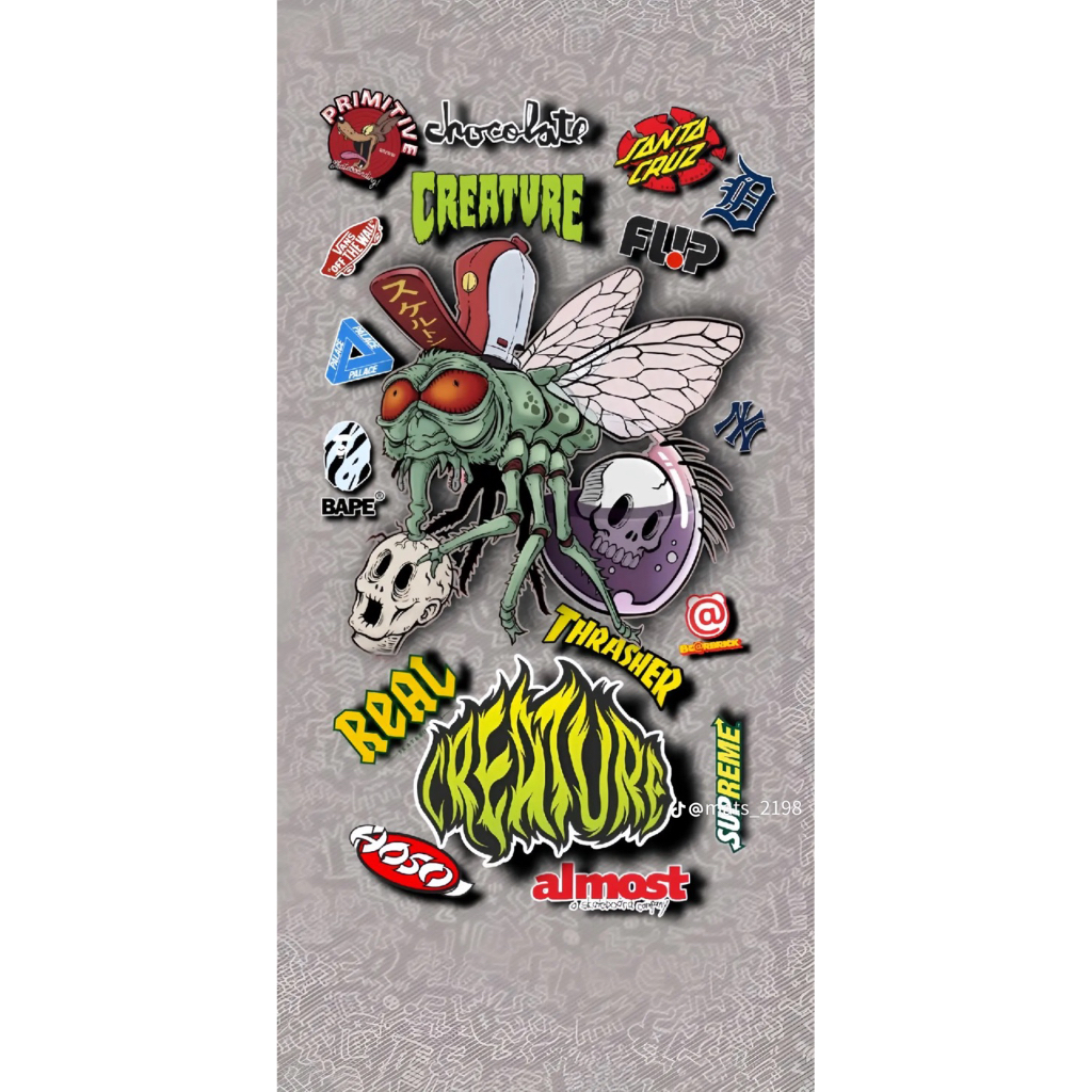 

Stiker vinyl grosir bby premium