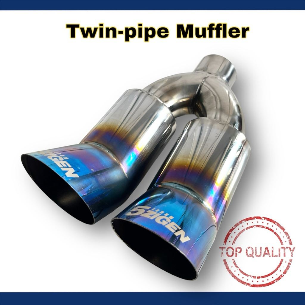 Knalpot Racing Mobil Cabang 2 Zigen Suara Bass